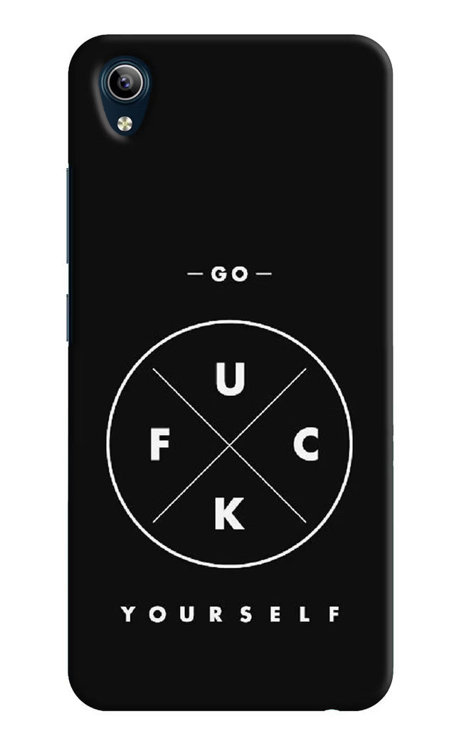 Go Fuck Yourself Vivo Y91i/Y1s Hard Case Back Cover by Casekaro