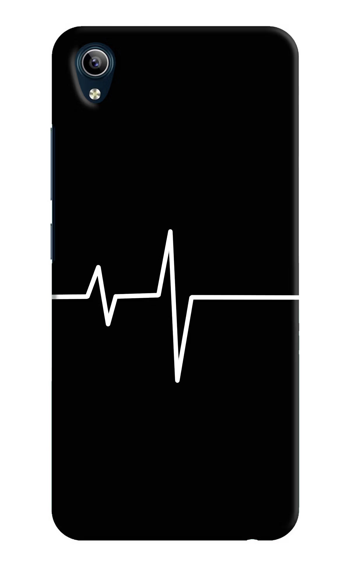 Heart Beats Vivo Y91i/Y1s Hard Case Back Cover by Casekaro