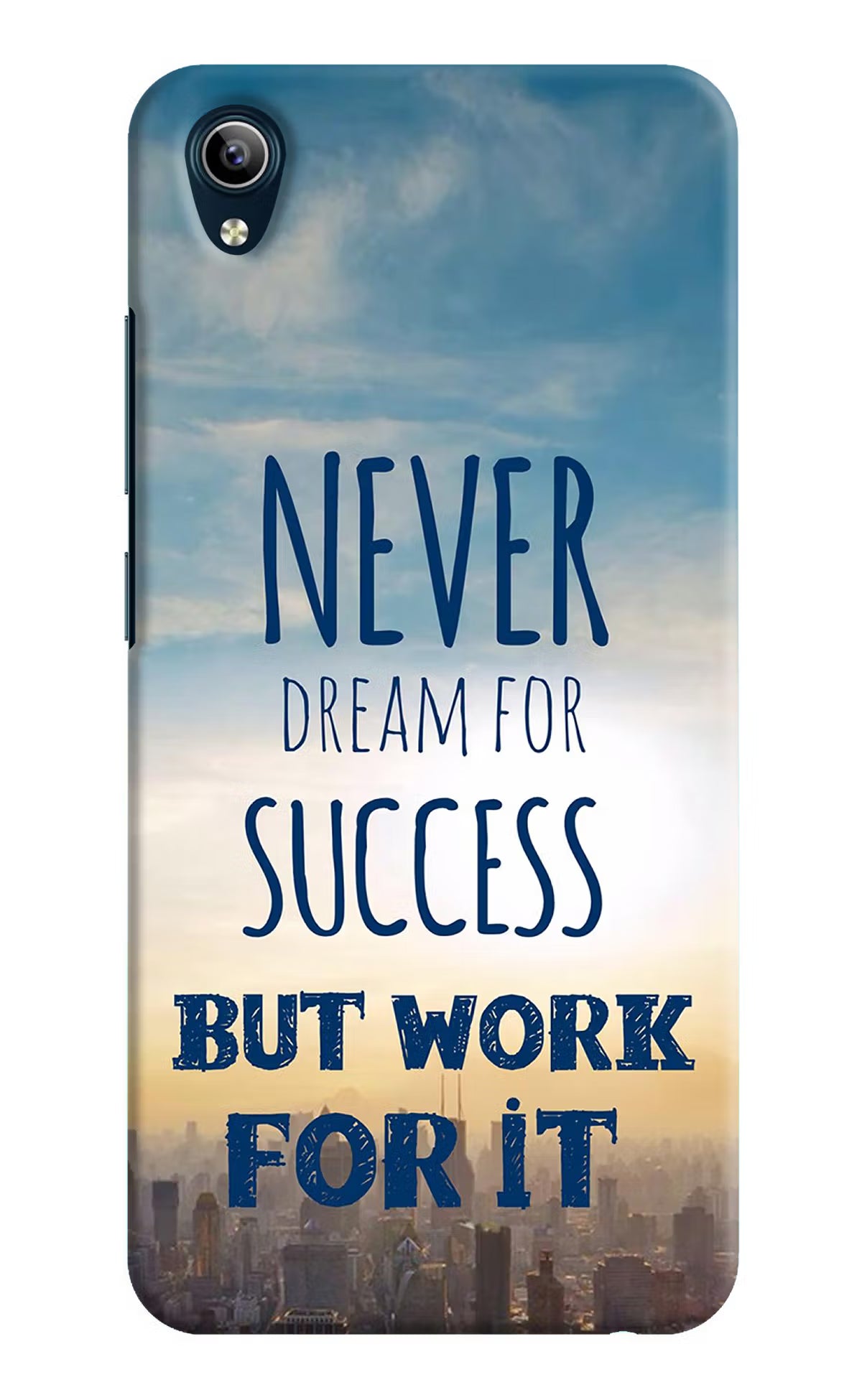Never Dream For Success But Work For It Vivo Y91i/Y1s Hard Case Back Cover by Casekaro