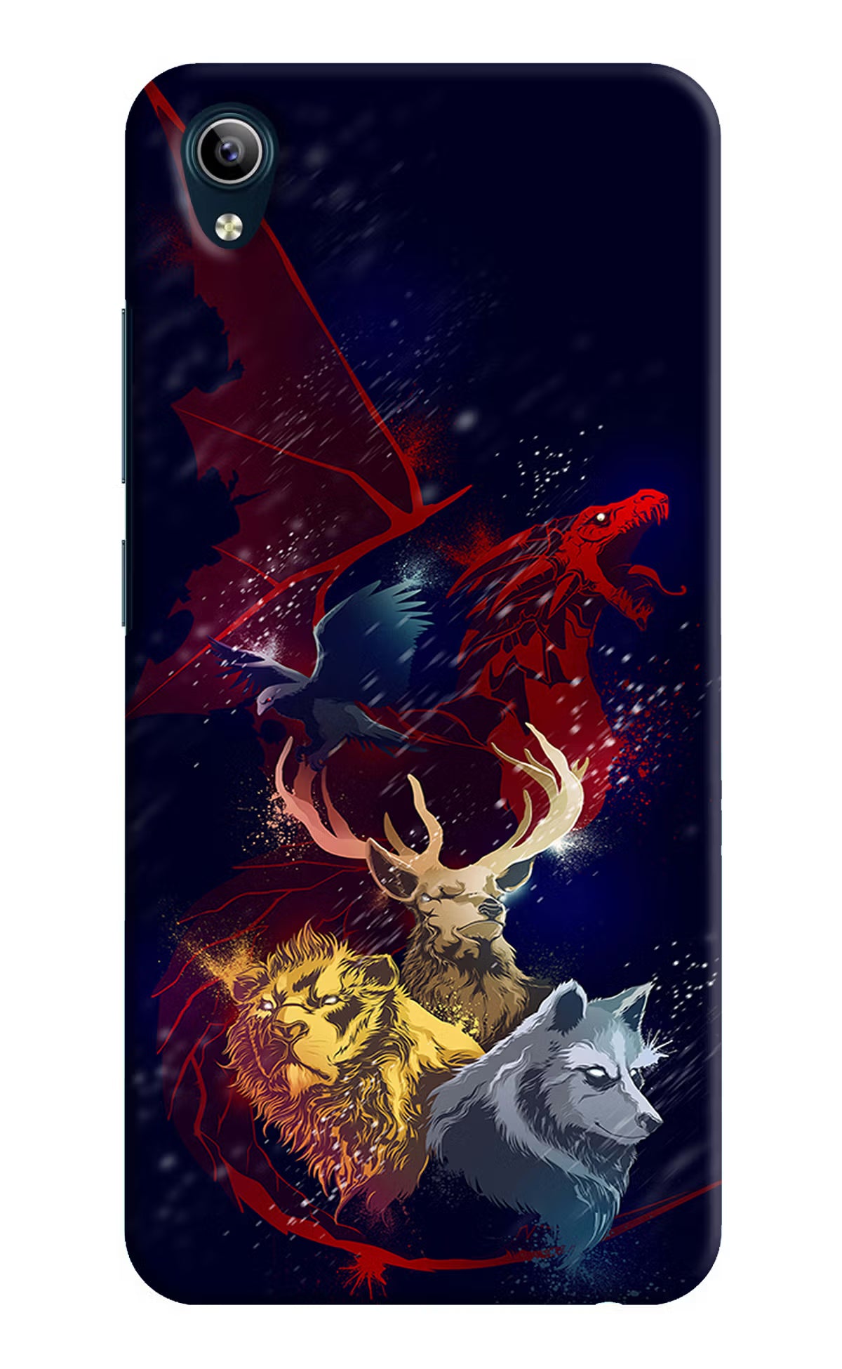 Game Of Thrones Vivo Y91i/Y1s Hard Case Back Cover by Casekaro