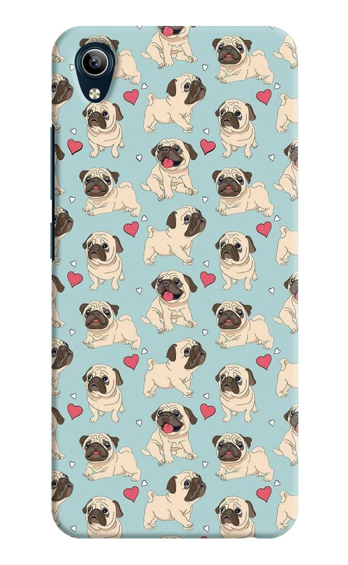 Pug Dog Vivo Y91i/Y1s Hard Case Back Cover by Casekaro
