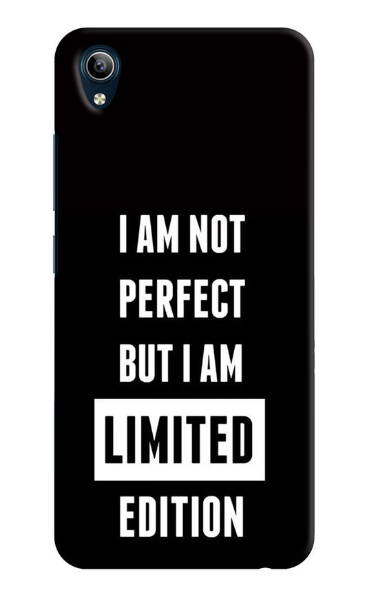 I Am Not Perfect But I Am Limited Edition Vivo Y91i/Y1s Hard Case Back Cover by Casekaro