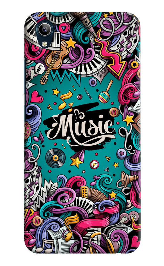 Music Graffiti Vivo Y91i/Y1s Hard Case Back Cover by Casekaro