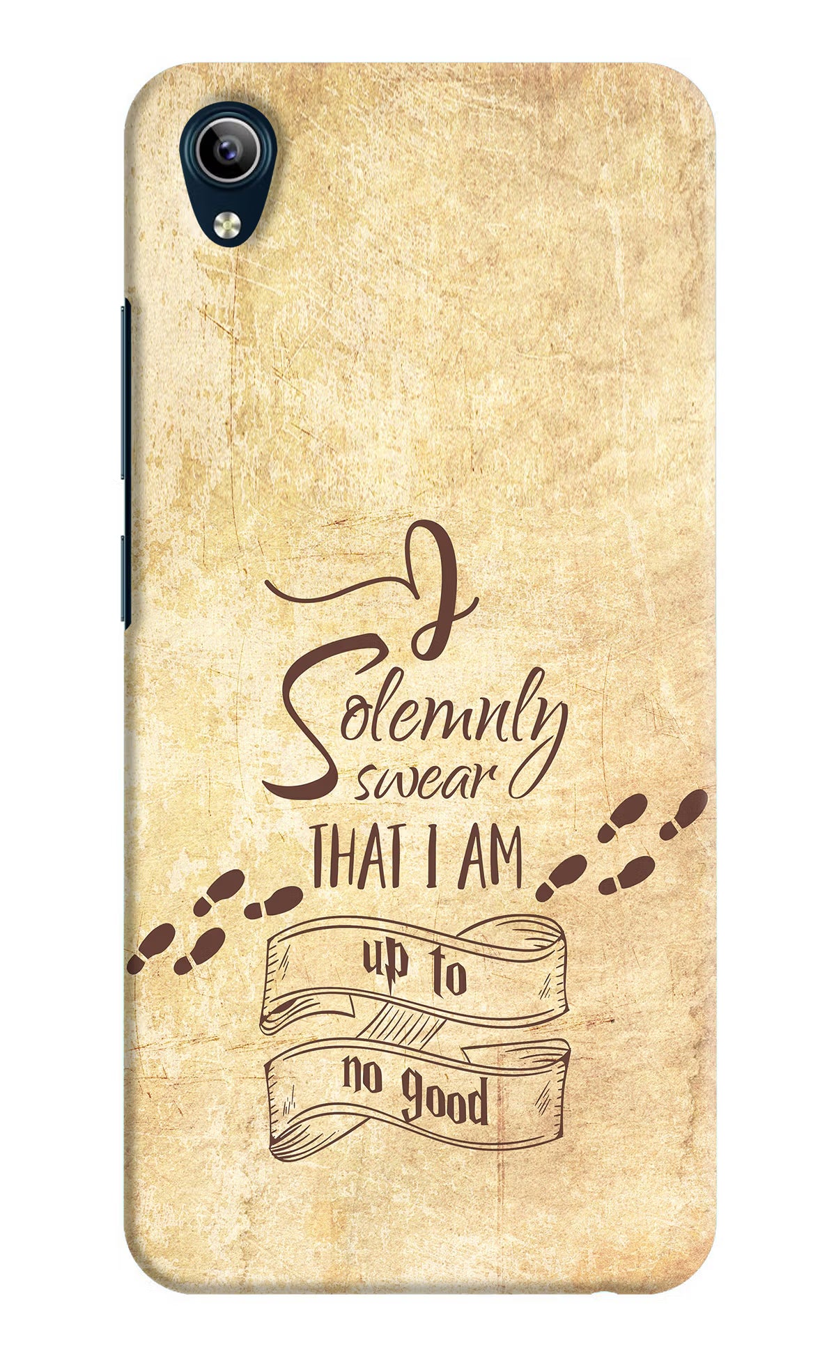 I Solemnly swear that i up to no good Vivo Y91i/Y1s Hard Case Back Cover by Casekaro