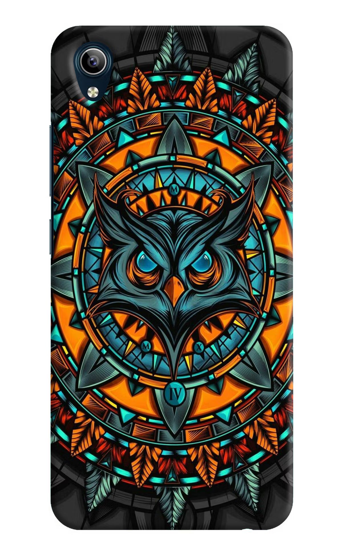 Angry Owl Art Vivo Y91i/Y1s Hard Case Back Cover by Casekaro