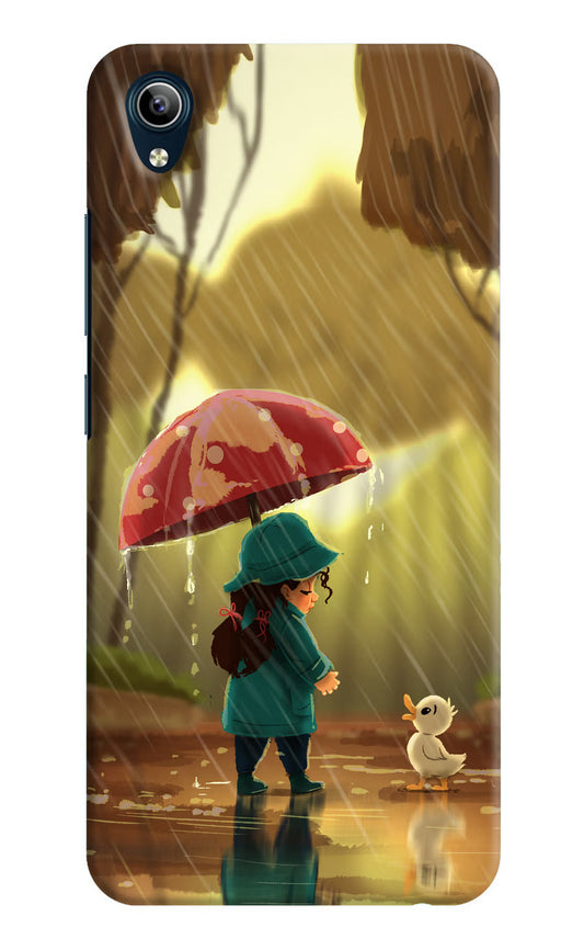 Rainy Day Vivo Y91i/Y1s Hard Case Back Cover by Casekaro