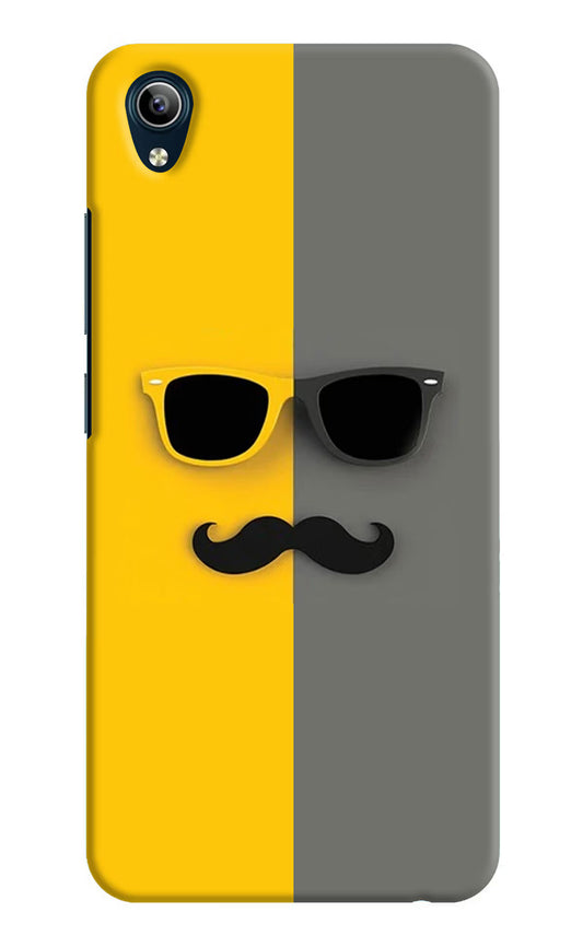 Sunglasses with Mustache Vivo Y91i/Y1s Hard Case Back Cover by Casekaro