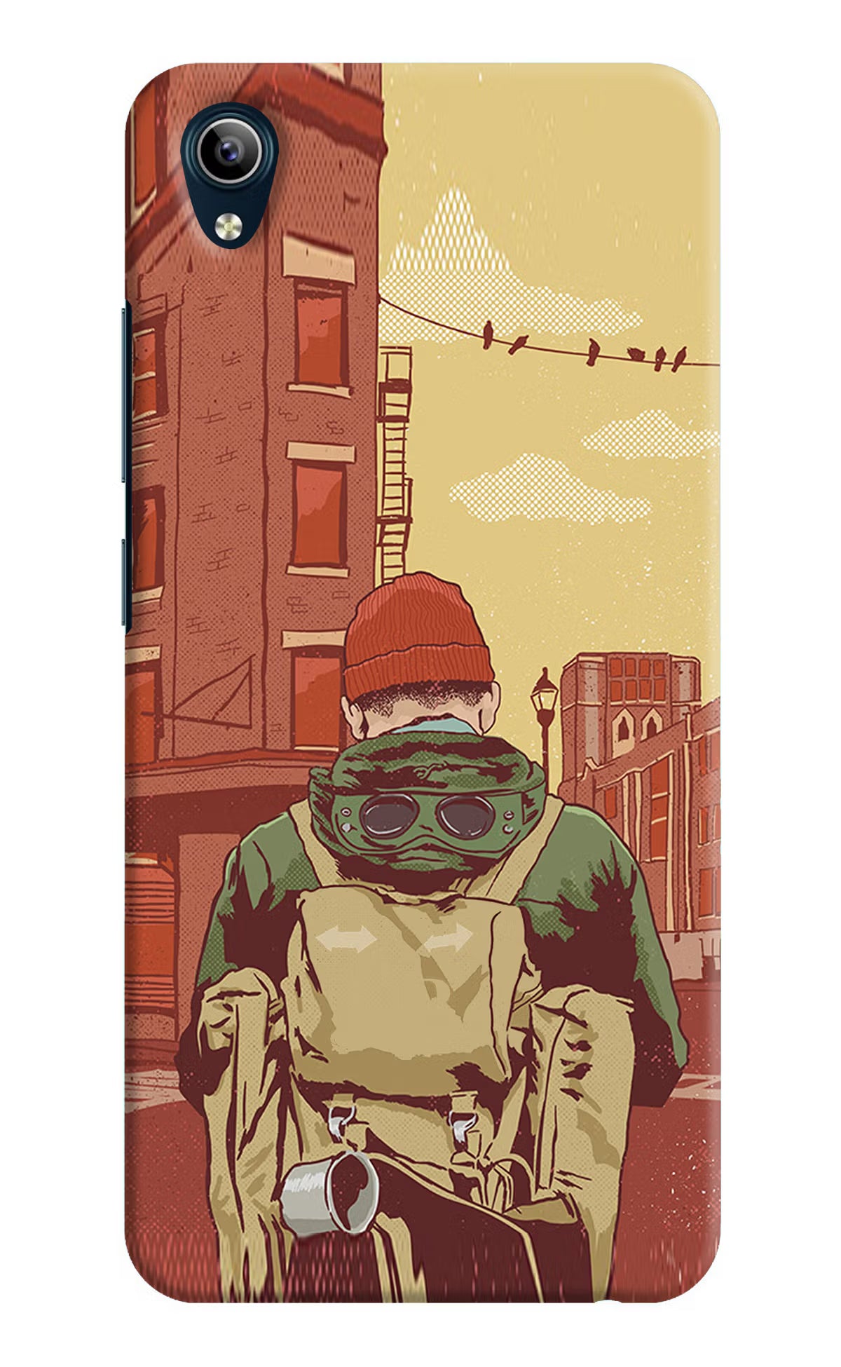 Adventurous Vivo Y91i/Y1s Hard Case Back Cover by Casekaro