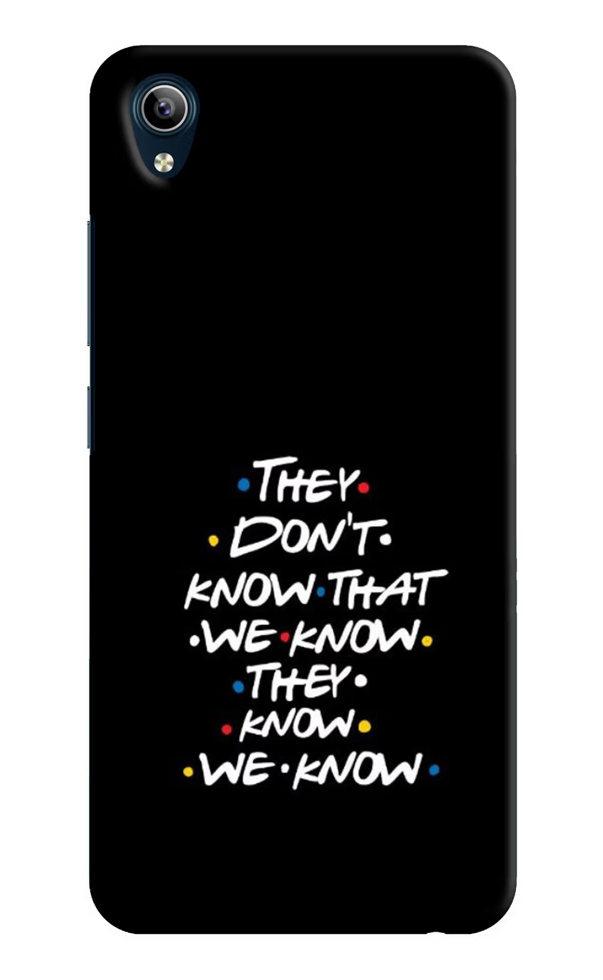 FRIENDS Dialogue Vivo Y91i/Y1s Hard Case Back Cover by Casekaro