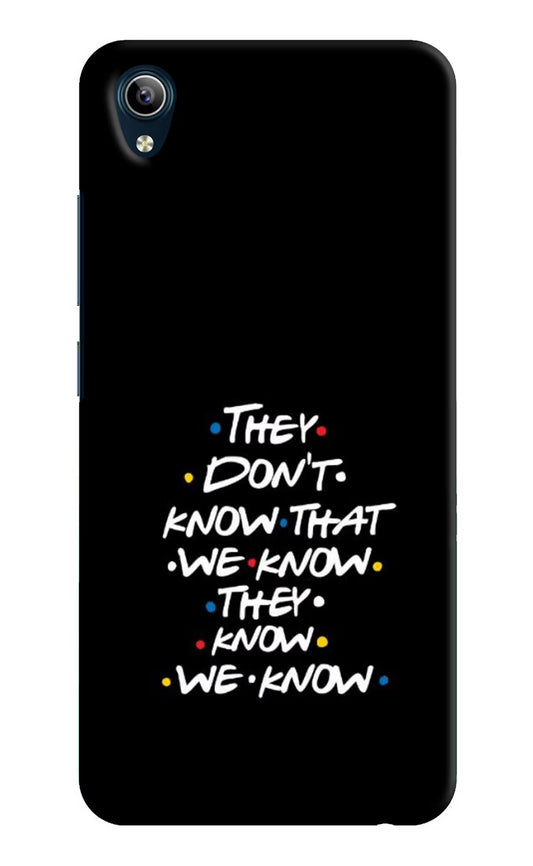 FRIENDS Dialogue Vivo Y91i/Y1s Hard Case Back Cover by Casekaro