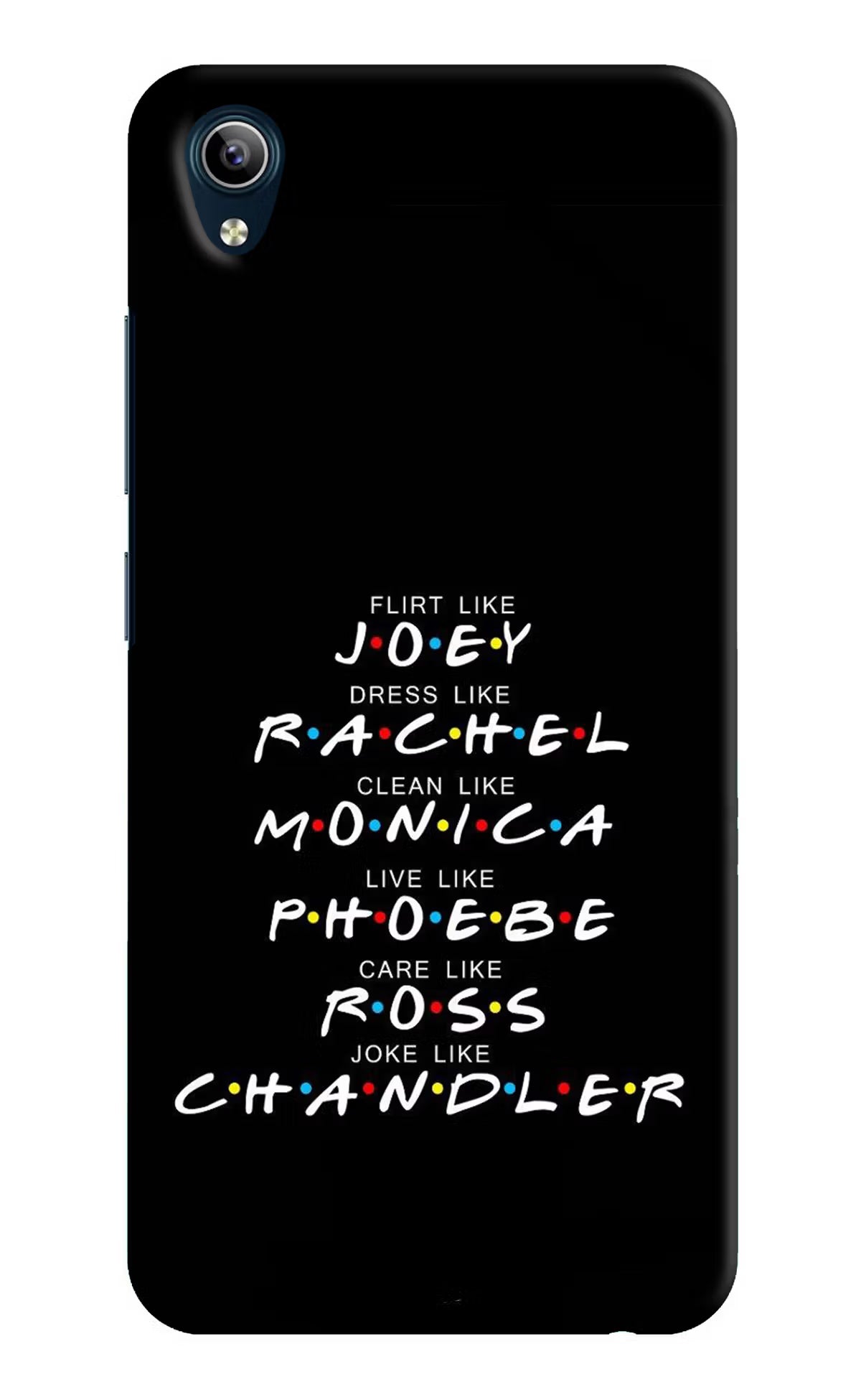 FRIENDS Character Vivo Y91i/Y1s Hard Case Back Cover by Casekaro