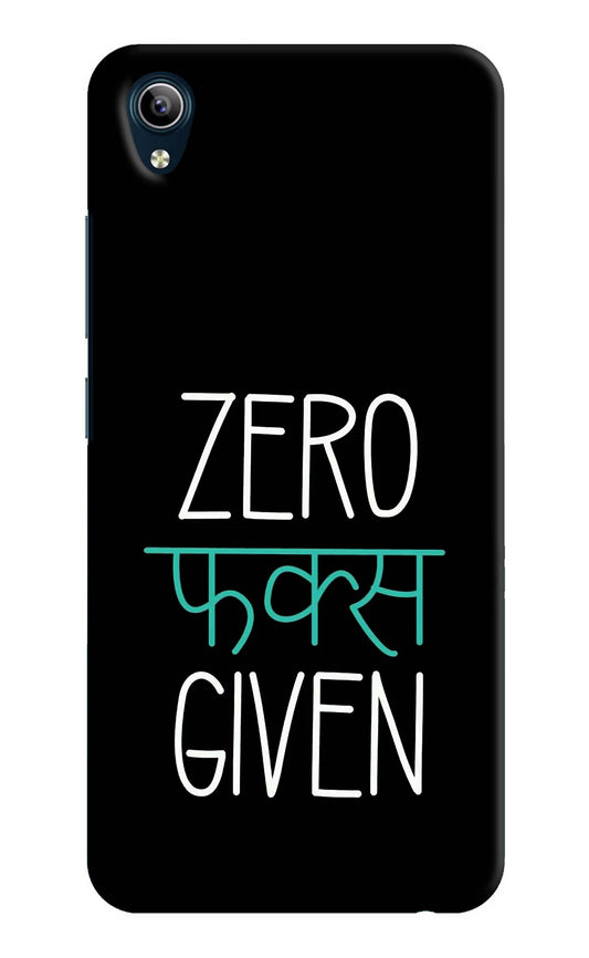 Zero Fucks Given Vivo Y91i/Y1s Hard Case Back Cover by Casekaro