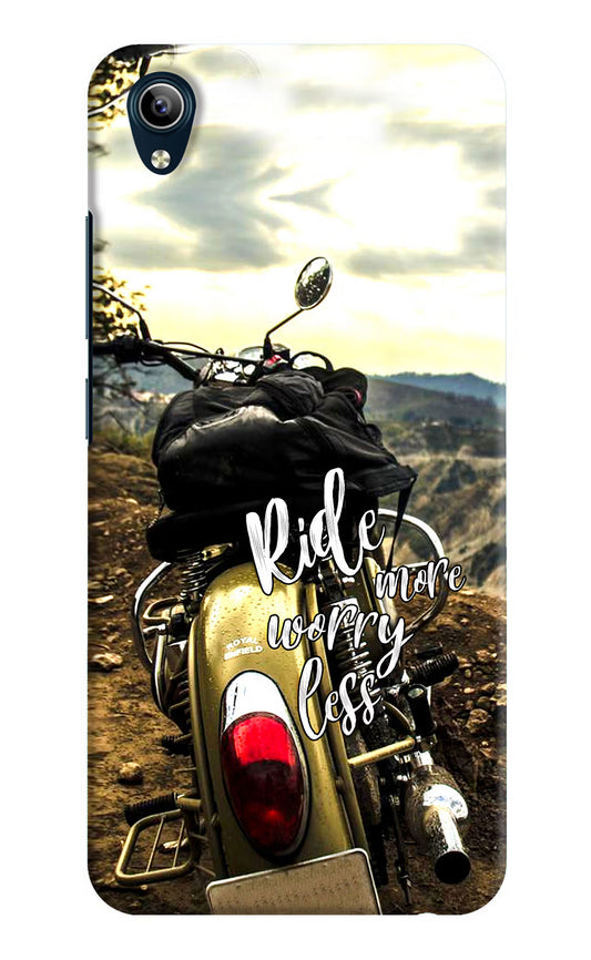 Ride More Worry Less Vivo Y91i/Y1s Hard Case Back Cover by Casekaro