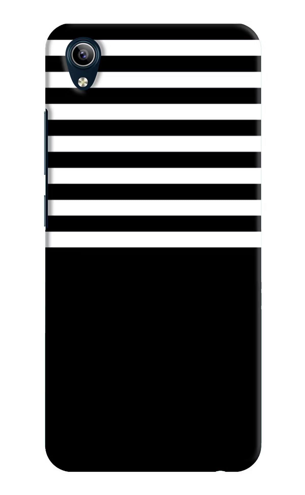 Black and White Print Vivo Y91i/Y1s Hard Case Back Cover by Casekaro