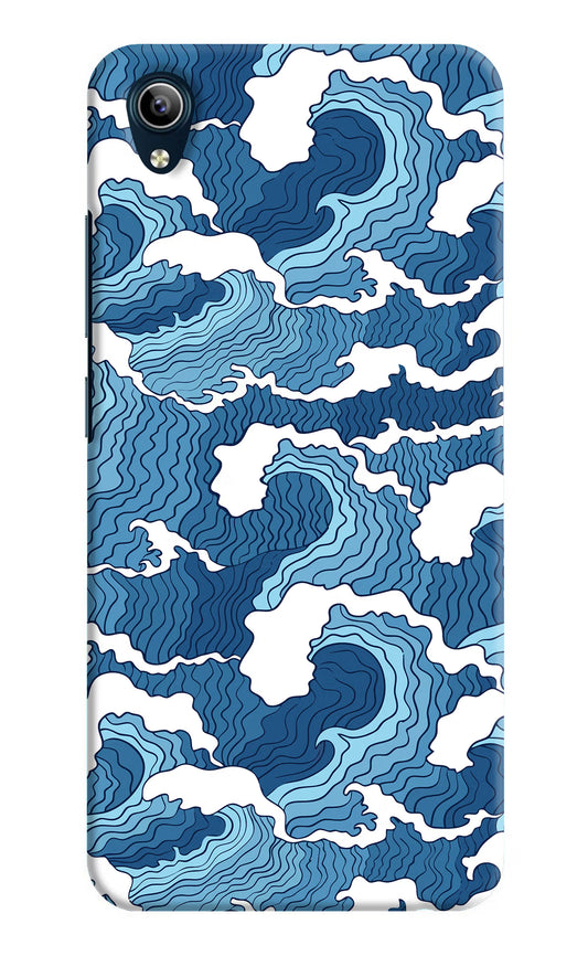 Blue Waves Vivo Y91i/Y1s Hard Case Back Cover by Casekaro