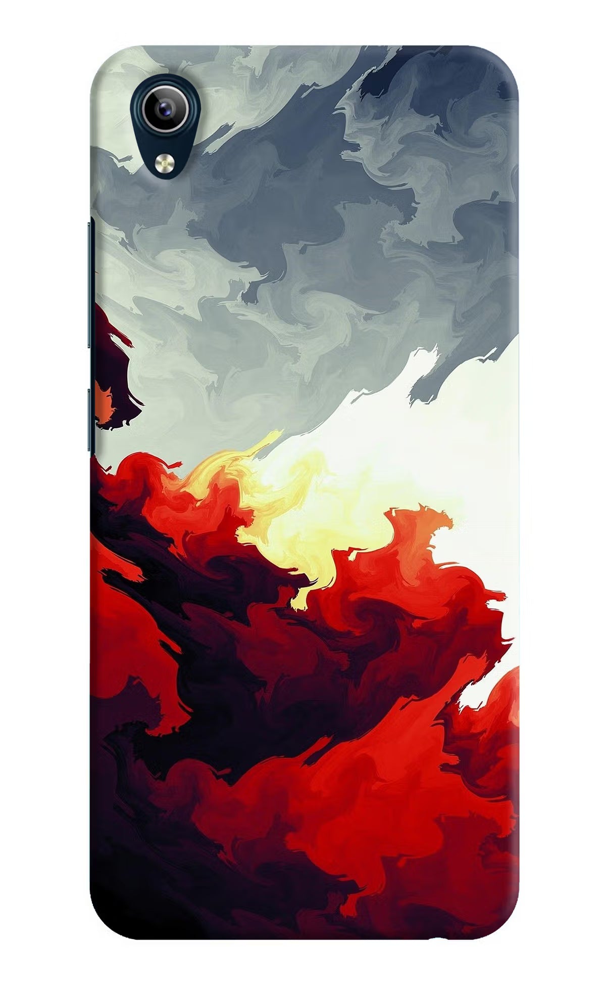 Fire Cloud Vivo Y91i/Y1s Hard Case Back Cover by Casekaro
