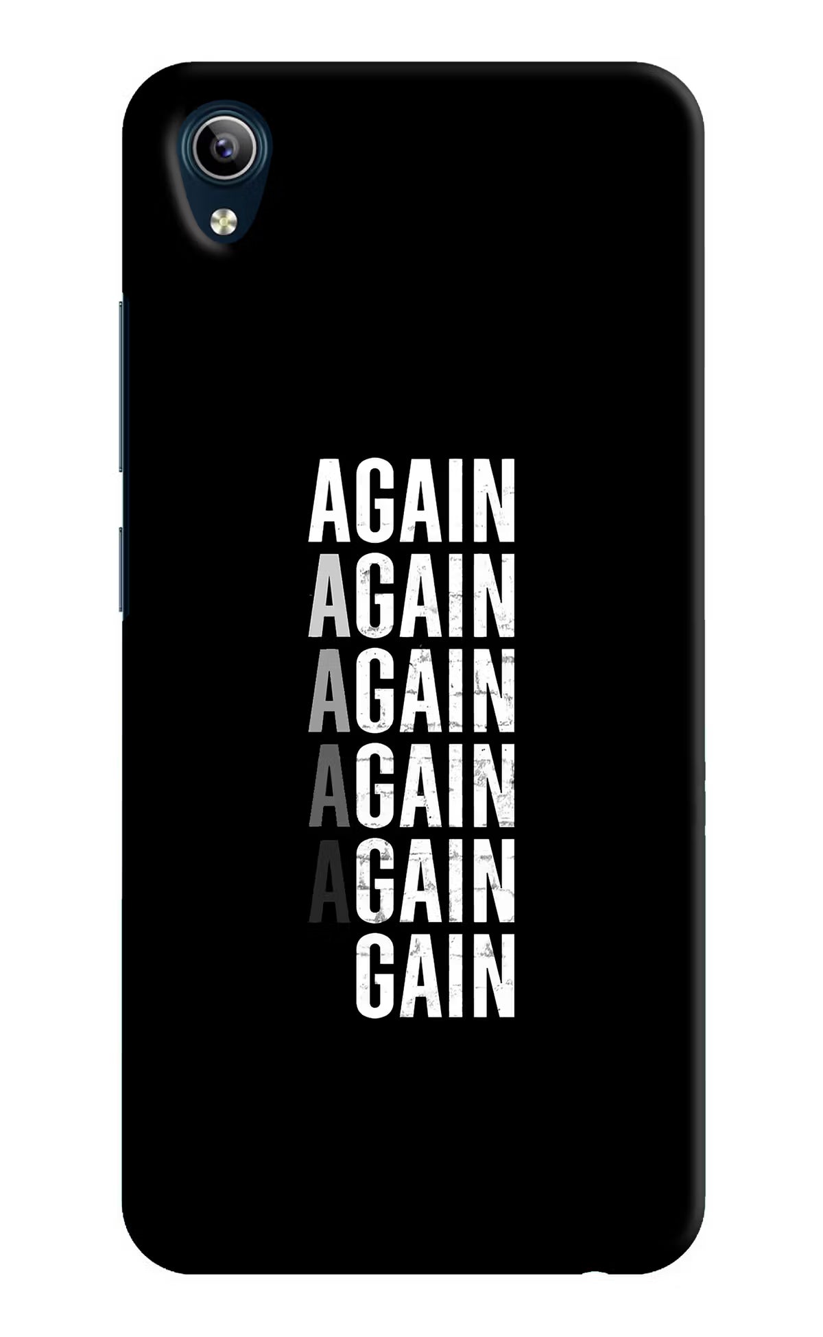 Again Again Gain Vivo Y91i/Y1s Hard Case Back Cover by Casekaro