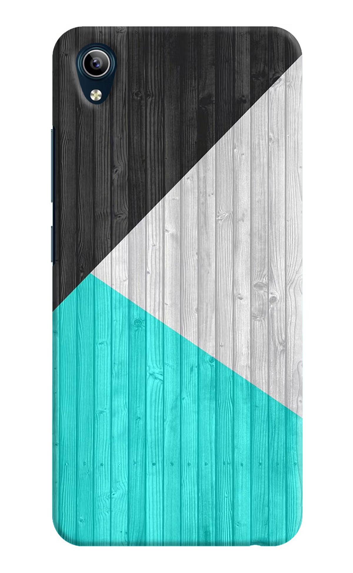 Wooden Abstract Vivo Y91i/Y1s Hard Case Back Cover by Casekaro