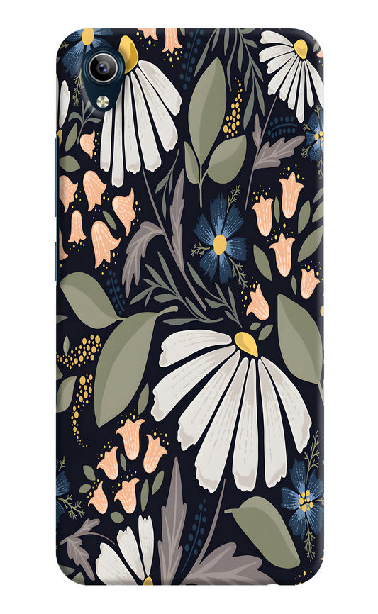 Flowers Art Vivo Y91i/Y1s Hard Case Back Cover by Casekaro