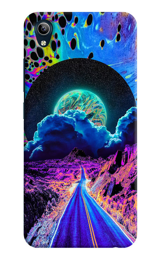 Psychedelic Painting Vivo Y91i/Y1s Hard Case Back Cover by Casekaro