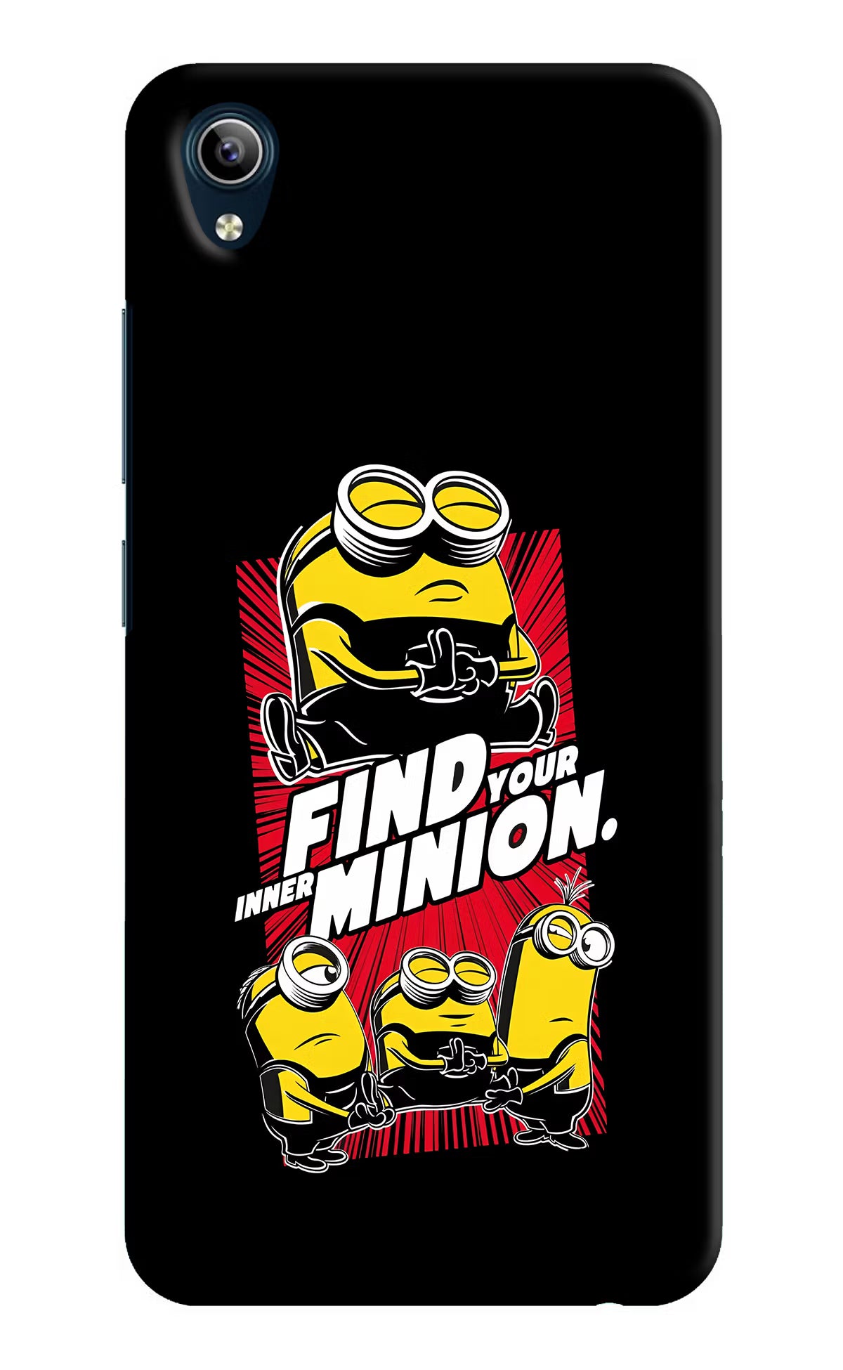 Find your inner Minion Vivo Y91i/Y1s Hard Case Back Cover by Casekaro