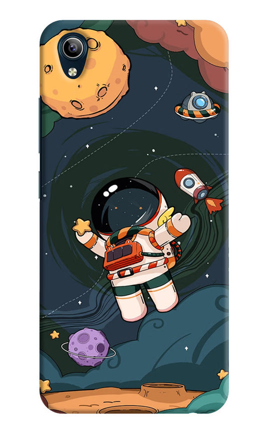Cartoon Astronaut Vivo Y91i/Y1s Hard Case Back Cover by Casekaro