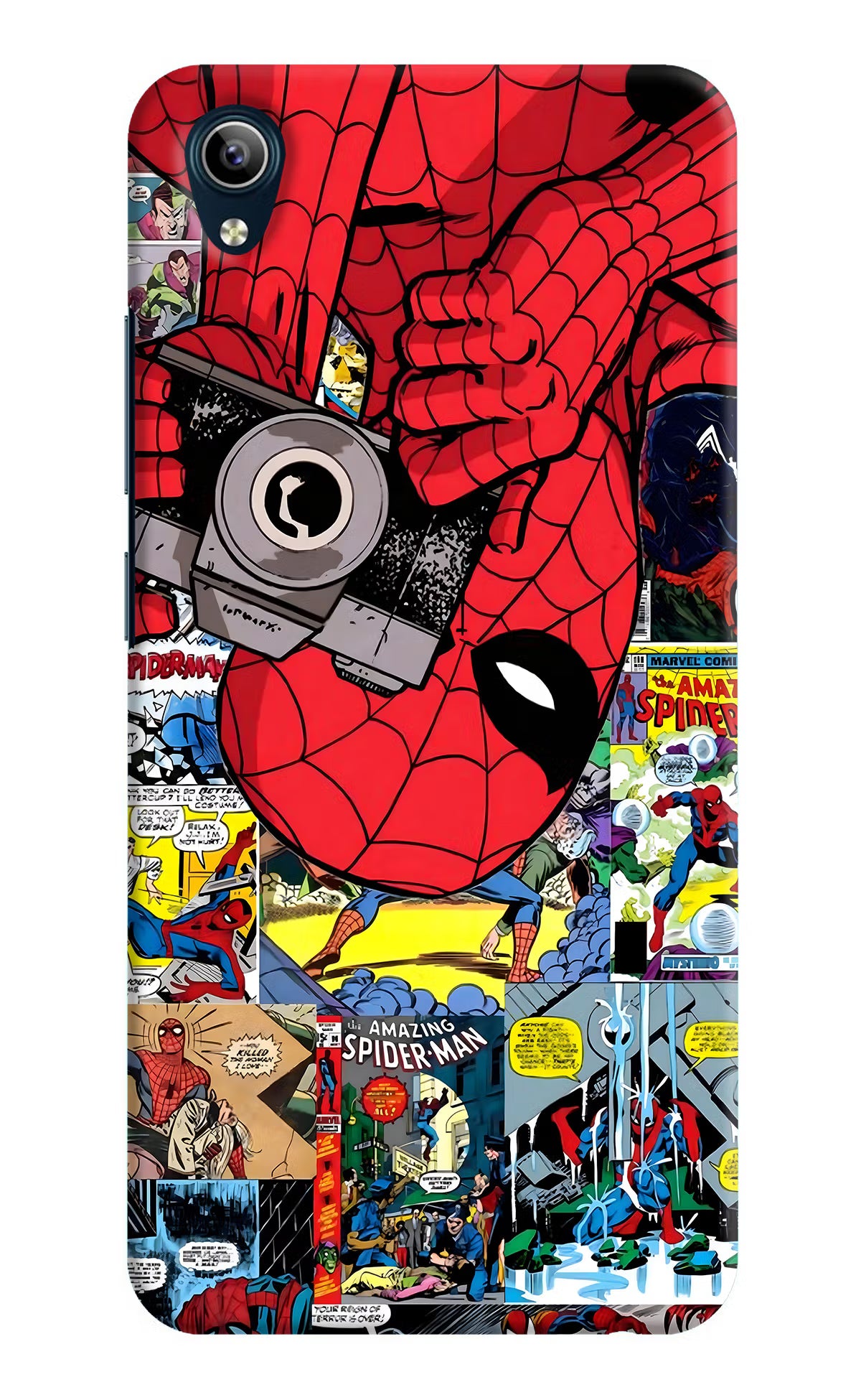 Spider Man Vivo Y91i/Y1s Hard Case Back Cover by Casekaro