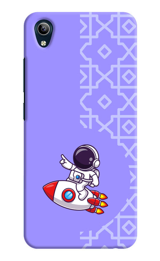 Cute Astronaut Vivo Y91i/Y1s Hard Case Back Cover by Casekaro