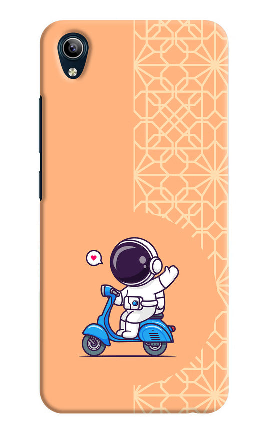 Cute Astronaut Riding Vivo Y91i/Y1s Hard Case Back Cover by Casekaro
