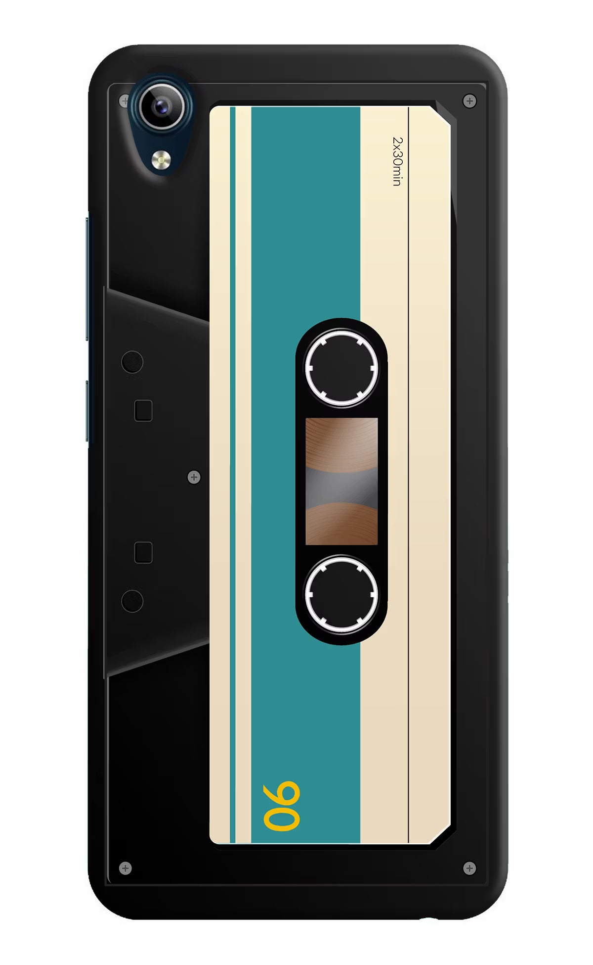 Cassette Vivo Y91i/Y1s Hard Case Back Cover by Casekaro