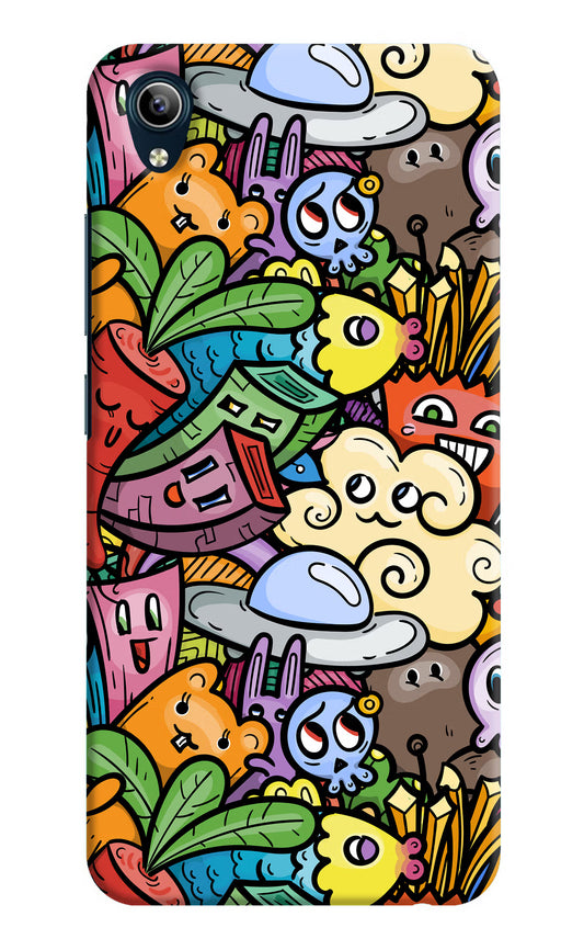 Veggie Doodle Vivo Y91i/Y1s Hard Case Back Cover by Casekaro
