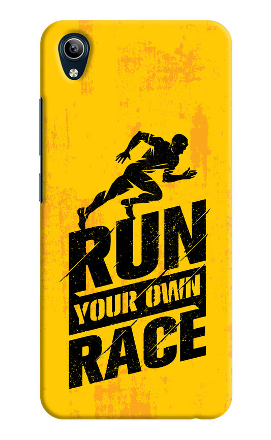 Run Your Own Race Vivo Y91i/Y1s Hard Case Back Cover by Casekaro