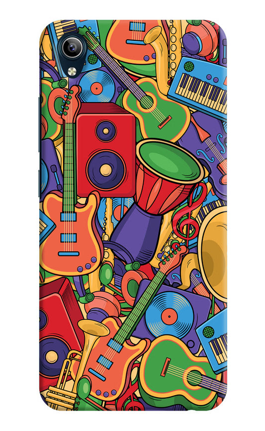 Music Instrument Doodle Vivo Y91i/Y1s Hard Case Back Cover by Casekaro