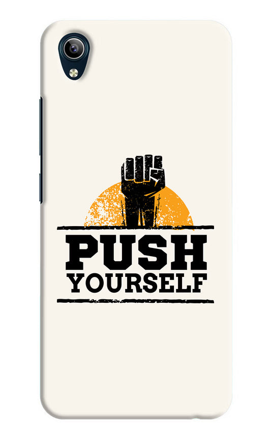 Push Yourself Vivo Y91i/Y1s Hard Case Back Cover by Casekaro