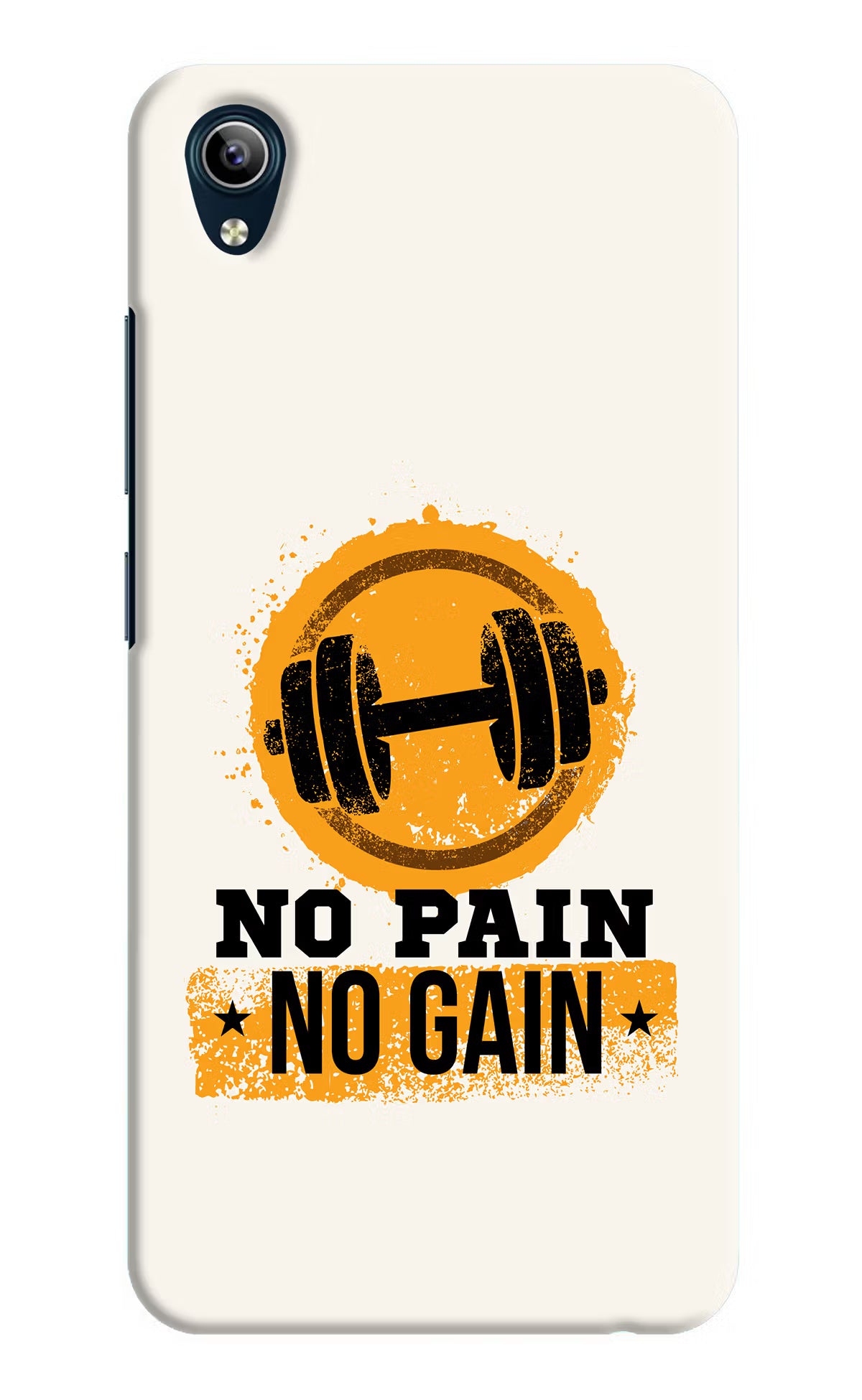 No Pain No Gain Vivo Y91i/Y1s Hard Case Back Cover by Casekaro