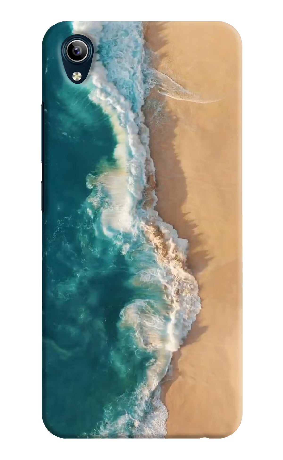 Ocean Beach Vivo Y91i/Y1s Hard Case Back Cover by Casekaro