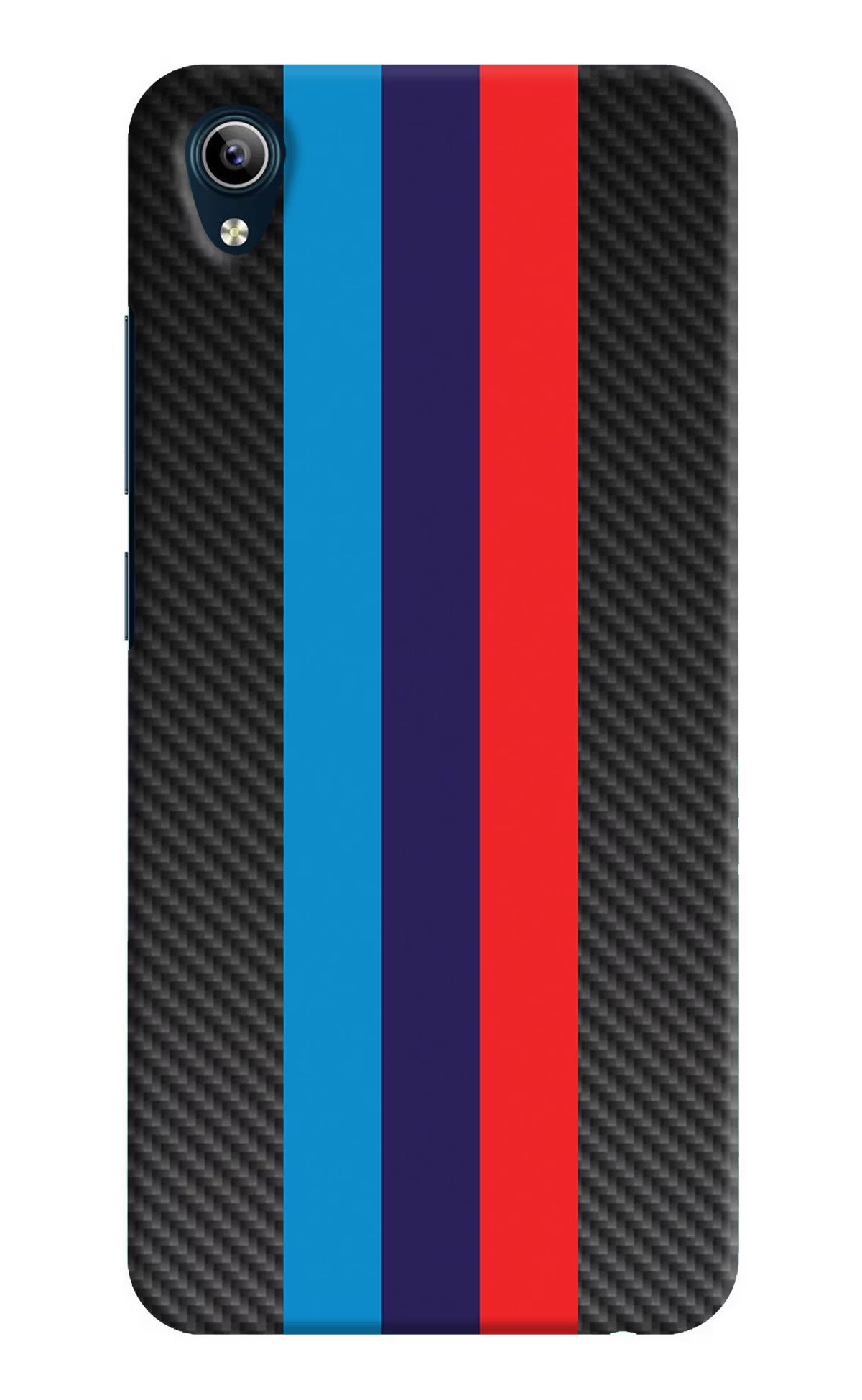 BMW Stripes Pattern Vivo Y91i/Y1s Hard Case Back Cover by Casekaro