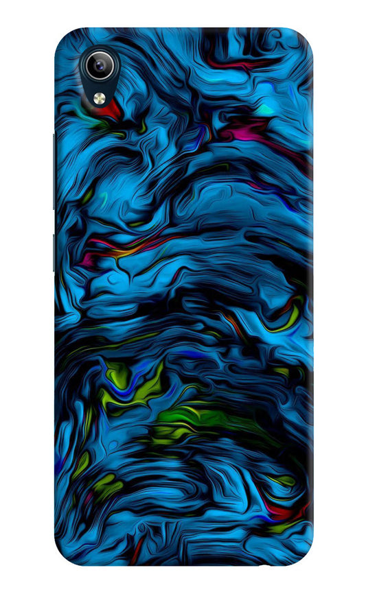 Dark Blue Abstract Vivo Y91i/Y1s Hard Case Back Cover by Casekaro