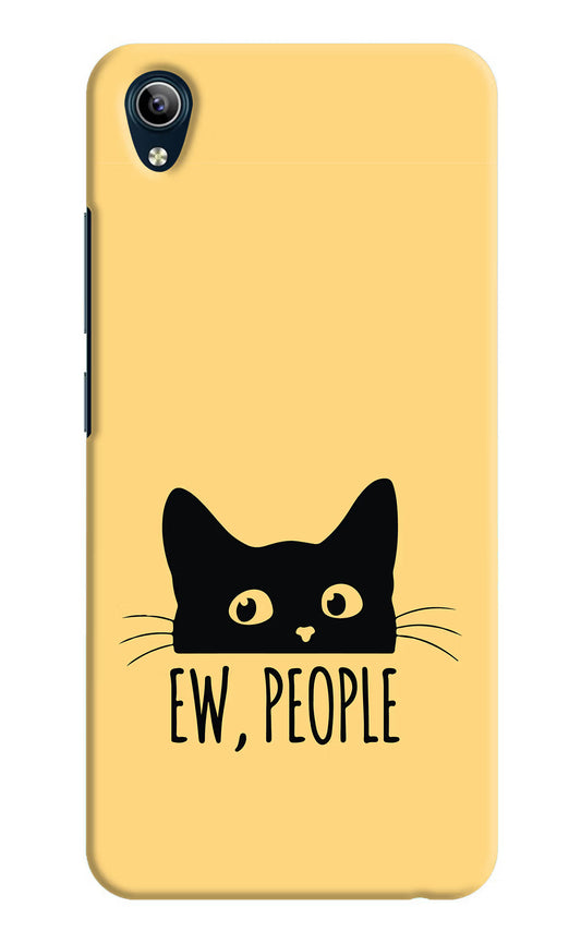 Ew People Catitude Vivo Y91i/Y1s Hard Case Back Cover by Casekaro