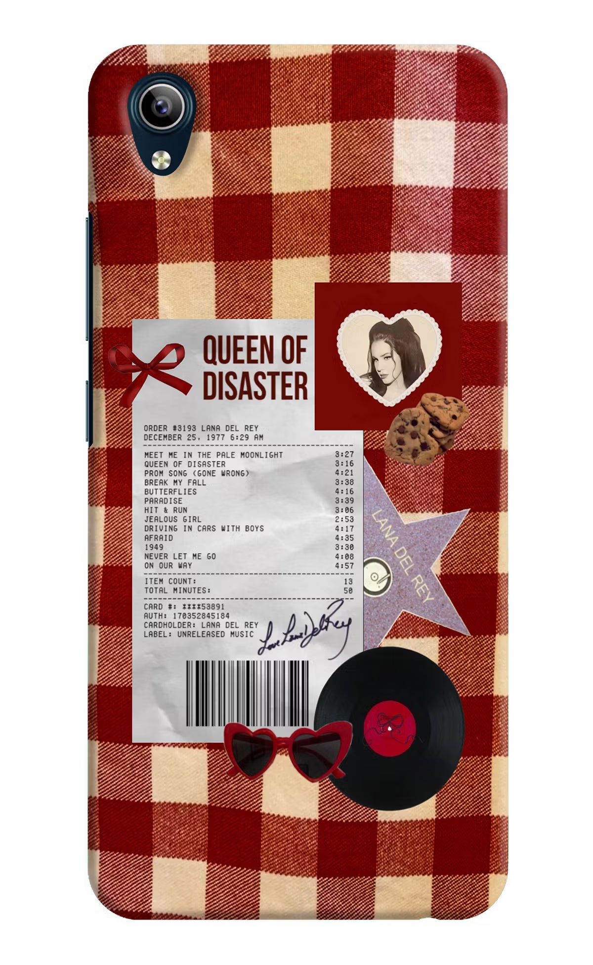 Queen of Disaster Vivo Y91i/Y1s Hard Case Back Cover by Casekaro