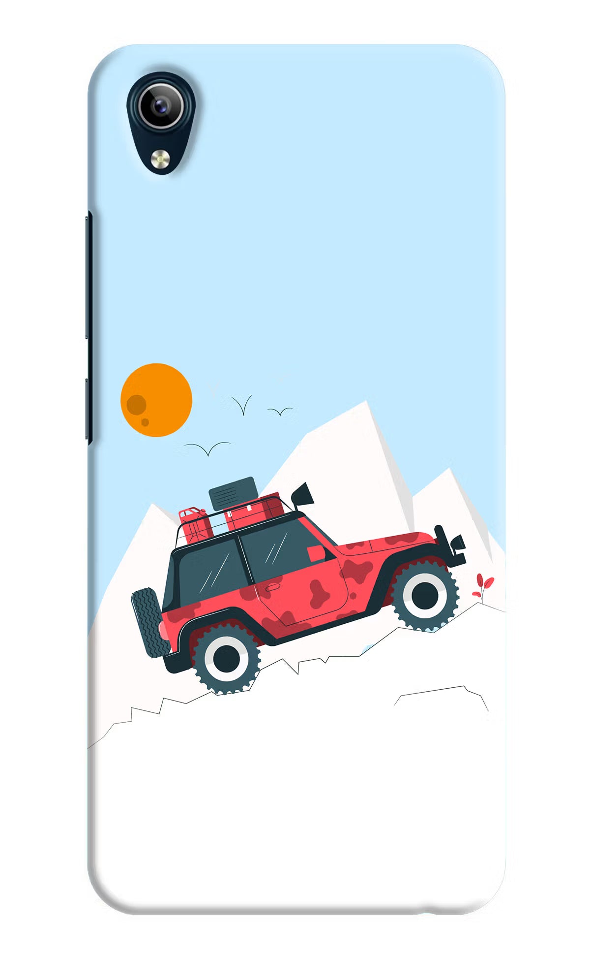 Mountain Trail Beast Vivo Y91i/Y1s Hard Case Back Cover by Casekaro