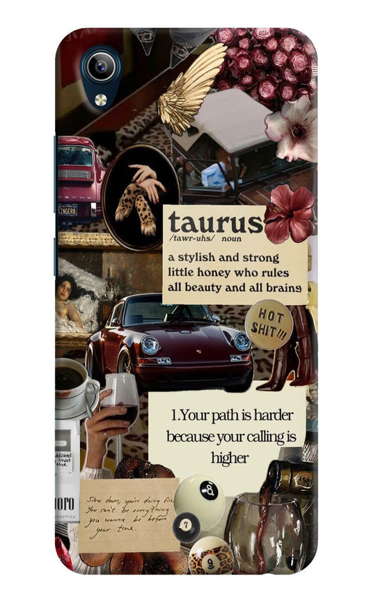 Taurus Zodiac Vivo Y91i/Y1s Hard Case Back Cover by Casekaro