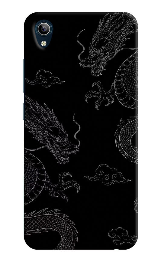 Twin Dragons Vivo Y91i/Y1s Hard Case Back Cover by Casekaro