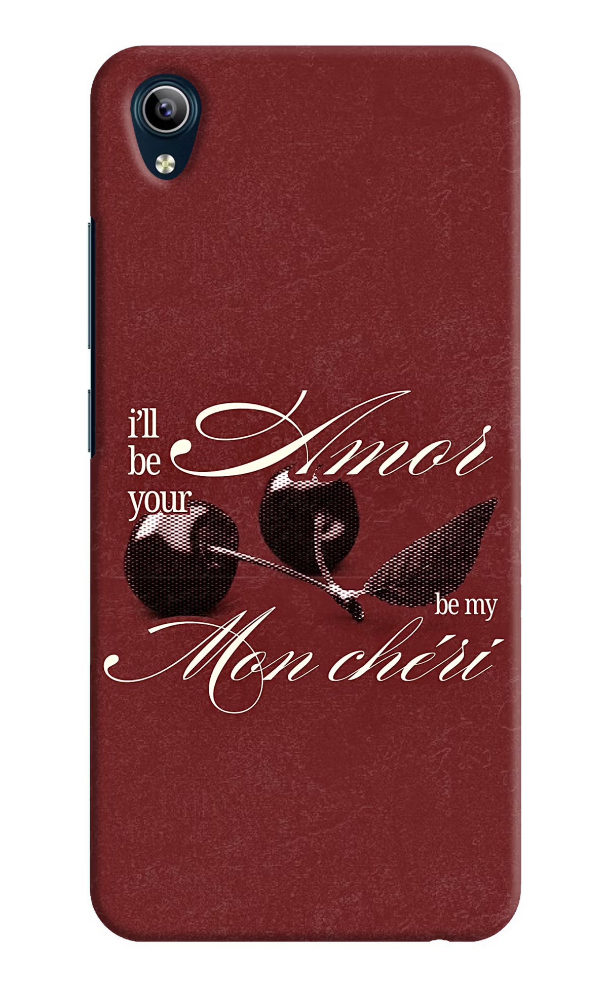 Velvet Cherry Vivo Y91i/Y1s Back Cover