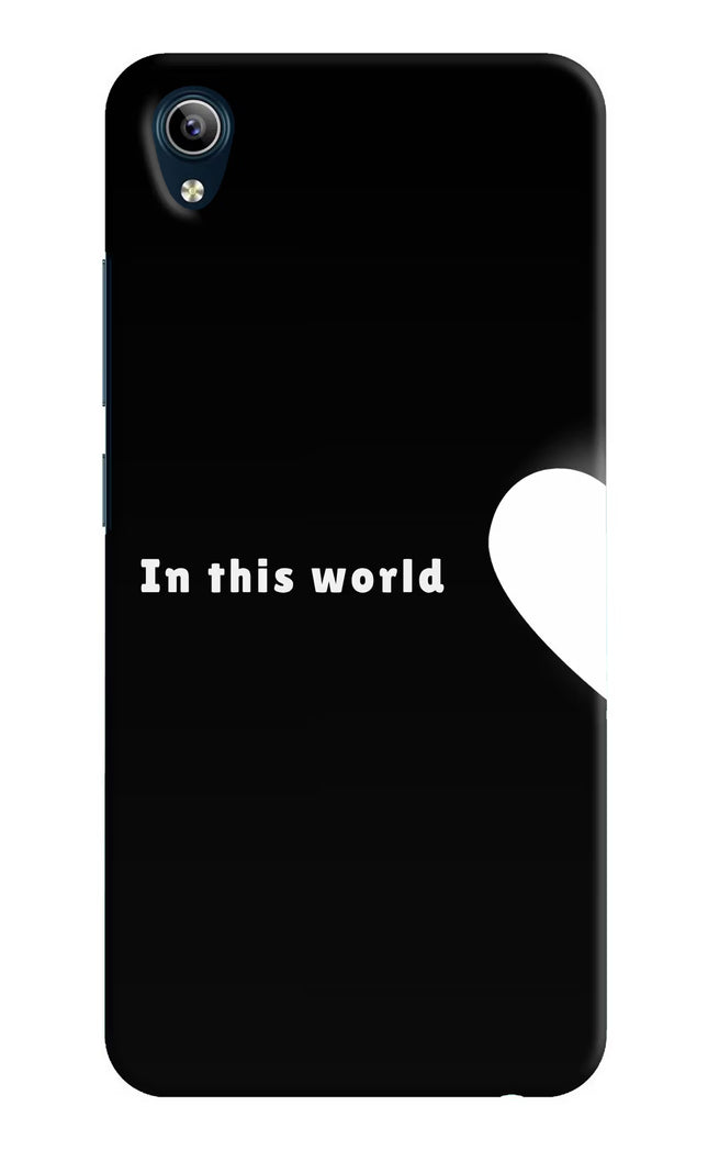 This World Vivo Y91i/Y1s Hard Case Back Cover by Casekaro