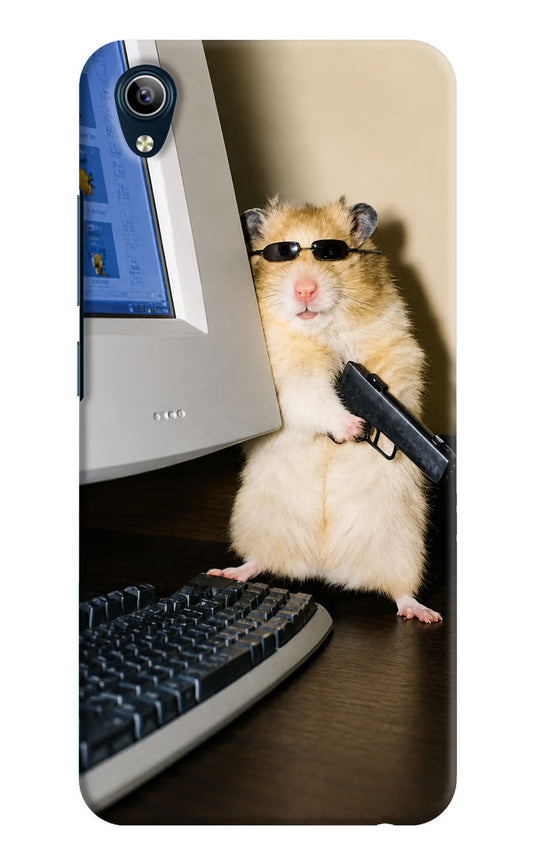 Hacker Hamster Vivo Y91i/Y1s Hard Case Back Cover by Casekaro