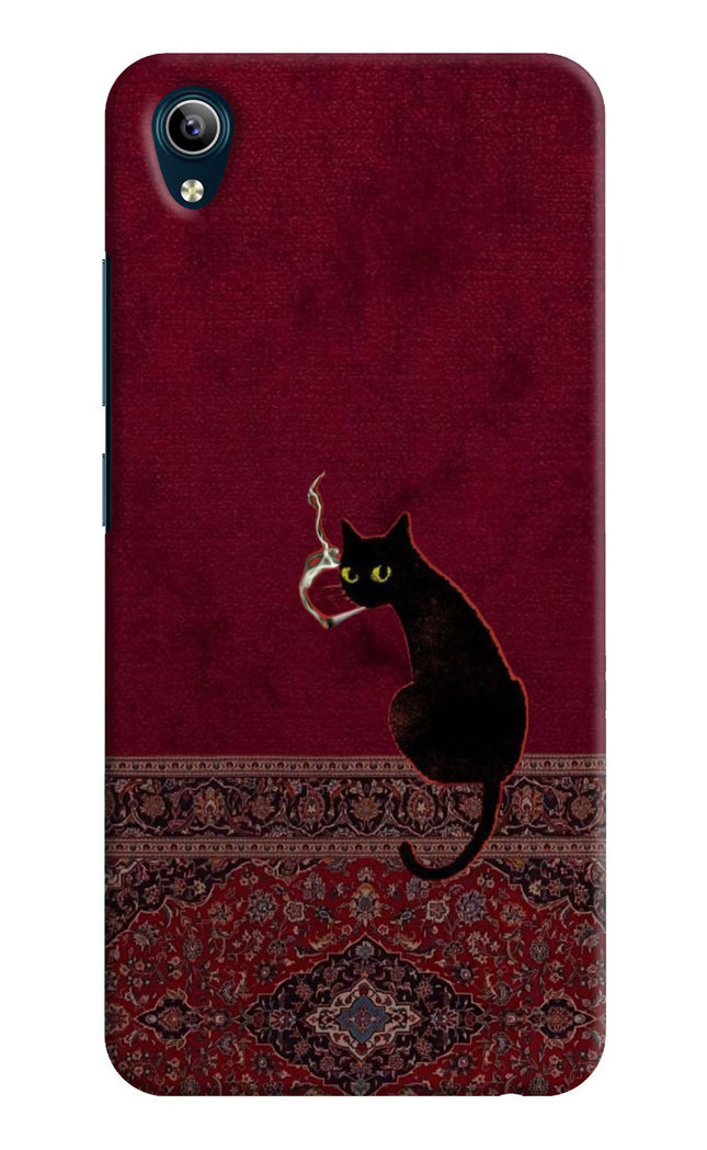 Midnight Cat Vivo Y91i/Y1s Hard Case Back Cover by Casekaro