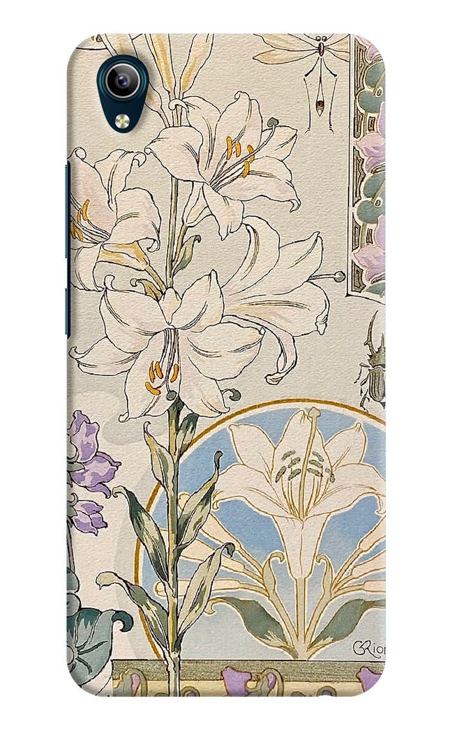 White Lily Vivo Y91i/Y1s Hard Case Back Cover by Casekaro