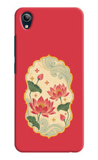 Pink Lotus Vivo Y91i/Y1s Hard Case Back Cover by Casekaro