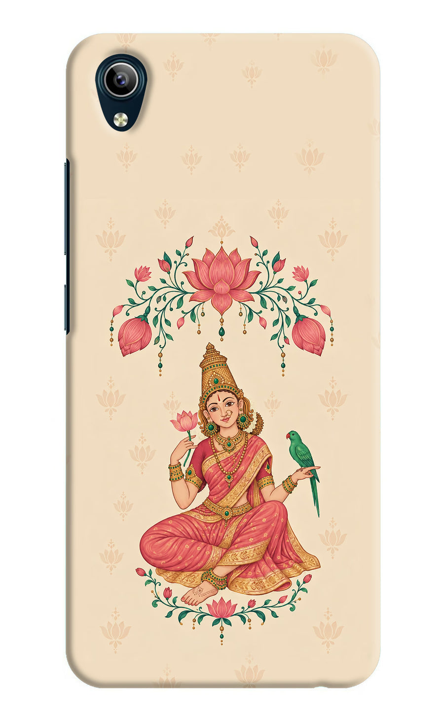 Goddess Lakshmi Vivo Y91i/Y1s Back Cover, Hard case